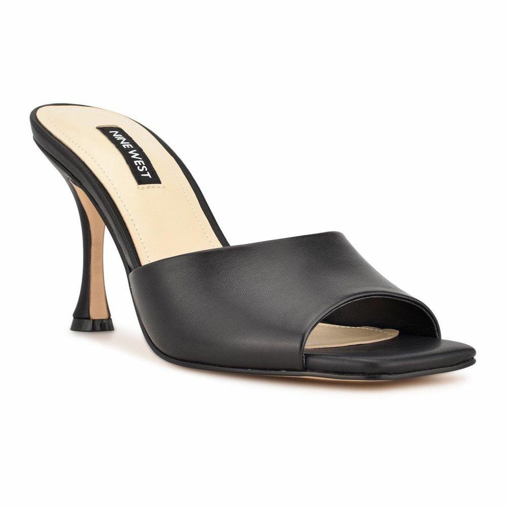 Nine west sales black slides